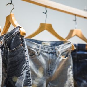 Classic Vintage Denim Jacket & Belt